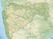 Map showing the location of Nasik Caves Buddhaleni Caves