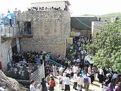 The tomb of Shimon bar Yochai in Meron