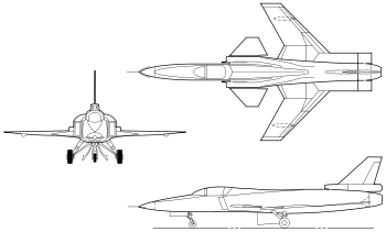 Grumman X-29 outline.svg