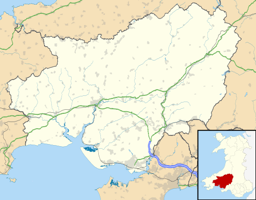 List of monastic houses in Wales is located in Carmarthenshire