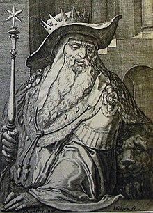 The Phillip Medhurst Picture Torah 259. Judah. Genesis cap 49 vv 9-12. De Geyn.jpg