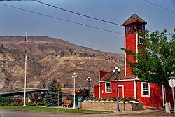 The historic fire hall in Ashcroft, which was rebuilt after a major fire in 1919