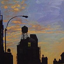 Five Water Towers at Dusk.jpg