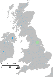 Range map-Senecio eboracensis-Great Britain.svg