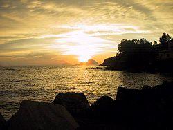 A view of Alicudi and Filicudi