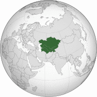 Map of Central Asia