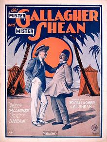 Sheet music to Mister Gallagher and Mister Shean