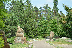 Goncharka Dendrological Park, a protected area of Russia in Giaginsky District