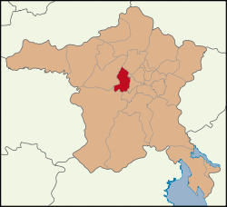 Location of Sincan, Ankara within Turkey.
