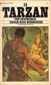 Tarzan confronting La, from the cover of a paperback edition of Tarzan the Invincible.jpg