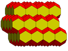 Rhombo-hexagonal dodecahedron tessellation.png
