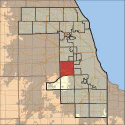Location in Cook County