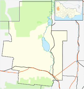 Netherby is located in Shire of Hindmarsh