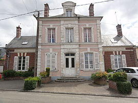 The town hall and school of Quierzy
