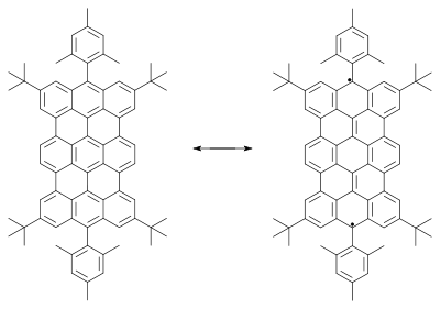 Teranthene biradical