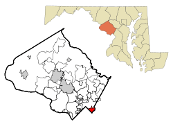 Location in the U.S. state of Maryland