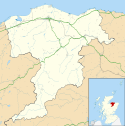 RAF Kinloss is located in Moray