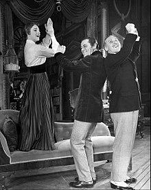 Julie Andrews Rex Harrison Robert Coote My Fair Lady.JPG