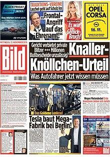 Title Page BILD Newspaper November 13, 2019.jpg