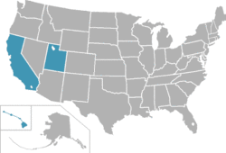 Pacific West Conference locations