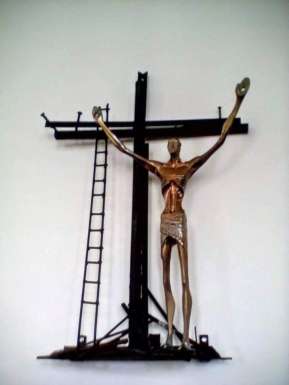 Sculpture of The Resurrected Christ by Arthur John Dooley (17 January 1929 – 7 January 1994) English artist and sculptor.jpg