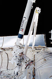 Canadarm2 installation during STS-100.jpg