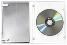 Wii disc in open case