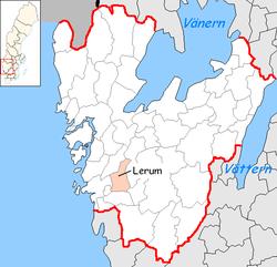 Lerum Municipality in Västra Götaland County.png
