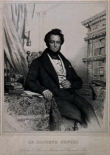 Louis-Joseph Ghislain, Baron Seutin. Lithograph by C. Baugni Wellcome V0005392.jpg