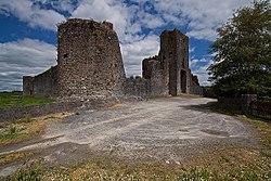Liscarroll Castle overlooks the village