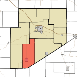 Location of Sand Creek Township in Decatur County