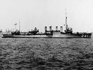 USS Childs (DD-241) underway on 4 June 1927 (NH 55159).jpg