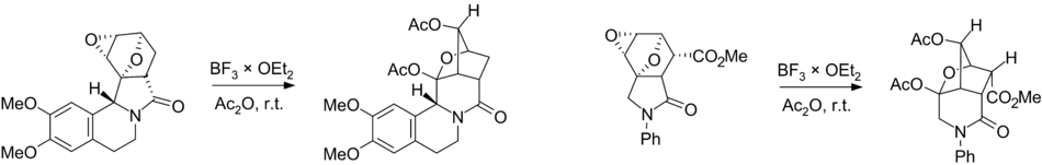 Some examples of Wagner-Meerwein rearrangement in heterocyclic series