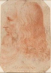 A portrait of Leonardo da Vinci