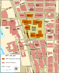WTC site plan prior to November 9, 2001