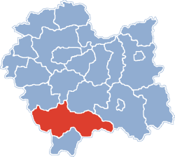 Location within the voivodeship