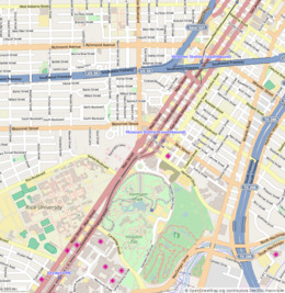 Location marked as CMH