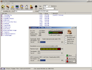 Audiograbber 1.83 running on Windows XP
