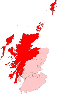 Highlands and Islands 1999 (Scottish Parliament electoral region).svg