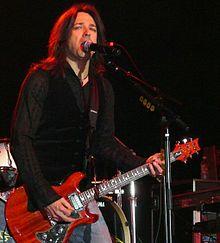 Michael Sweet performing with Boston on June 13, 2008