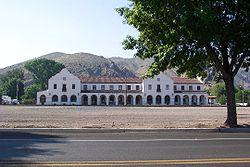 The historic Caliente Railroad Depot