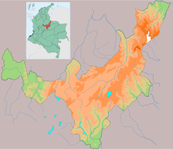 Lake Tota is located in Boyacá Department