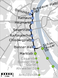 North-South line under construction