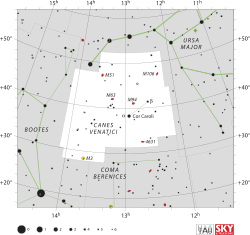 Diagram showing star positions and boundaries of the Auriga constellation and its surroundings