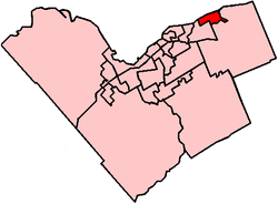 Location within Ottawa