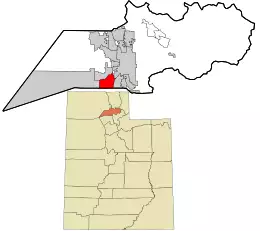 Location in Weber County and the state of Utah