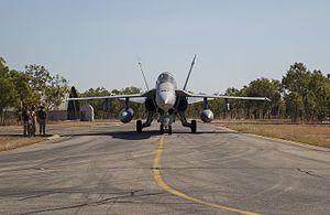 A USMC FA-18C at RAAF Base Tindal in July 2016.jpg
