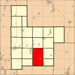 Map highlighting East Fork Township, Montgomery County, Illinois.svg