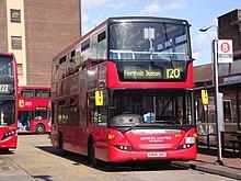 London United SP27 on Route 120*, Hounslow Bus Station (13984230179).jpg
