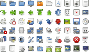 Example of the Tango Icon Library